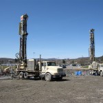 Both Drilling Rigs at work